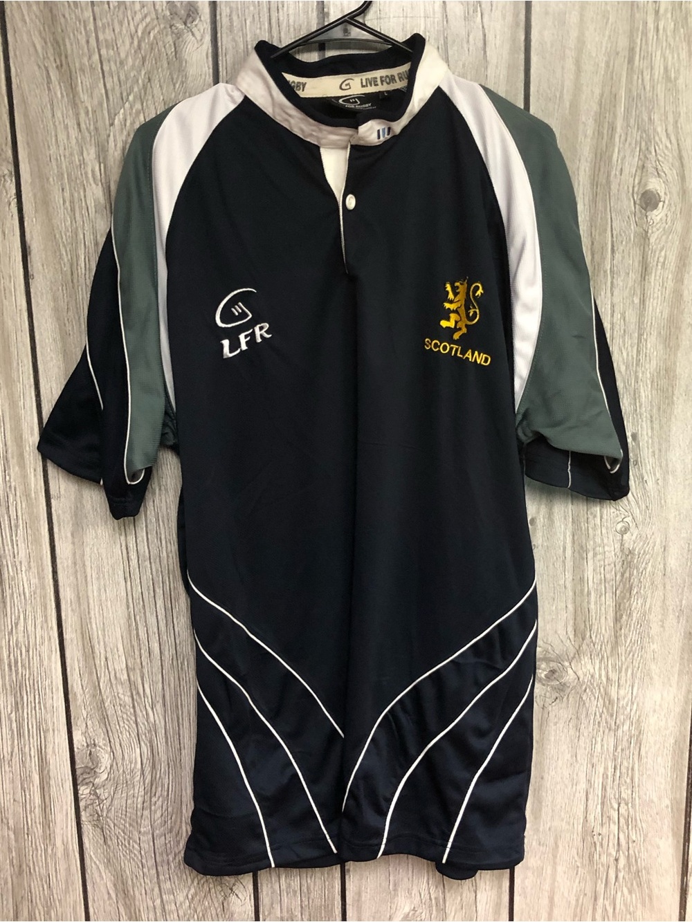 Men's LFR Scotland Rugby Jersey Shirt Size Large Live For Rugby